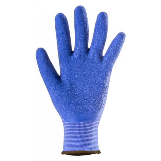 SZERELŐKESZTYŰ KÉK LATEX CSB TENYÉRREL_11