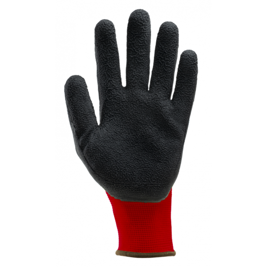 EUROLITE 1LACE PIROS KESZTYŰ TENYERÉN FEKETE LATEX_11