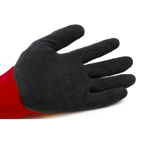 EUROLITE 1LACE PIROS KESZTYŰ TENYERÉN FEKETE LATEX_11