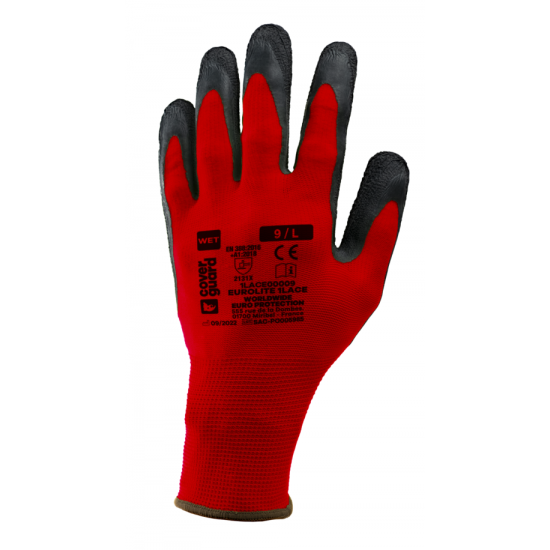 EUROLITE 1LACE PIROS KESZTYŰ TENYERÉN FEKETE LATEX_11
