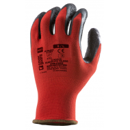 EUROLITE  13L850 TENYERÉN LATEX MÁRTOTT PIROS KESZTYŰ