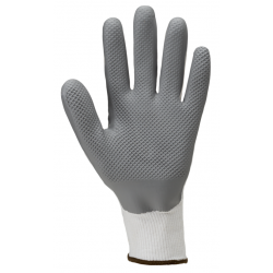 EUROLITE L900 FEHÉR/SZÜRKE LATEX KÖRNYEZETBARÁT KESZTYŰ
