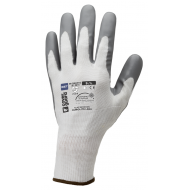 EUROLITE L900 FEHÉR/SZÜRKE LATEX KÖRNYEZETBARÁT KESZTYŰ