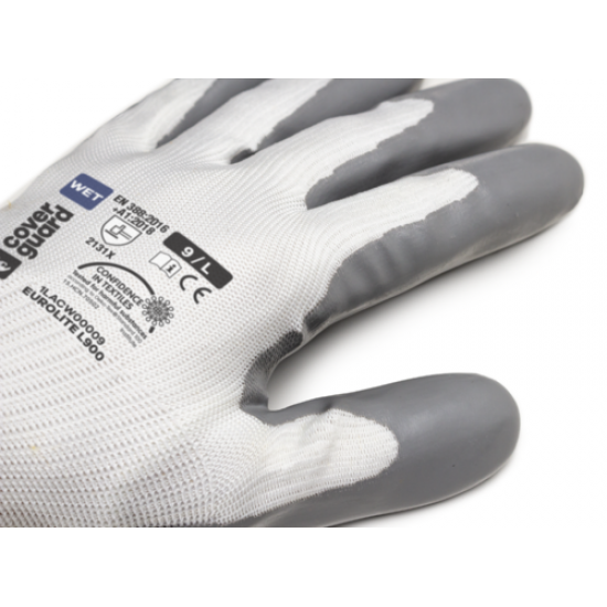 EUROLITE L900 FEHÉR/SZÜRKE LATEX KÖRNYEZETBARÁT KESZTYŰ_11