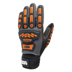 EUROSTRONG MX600 SZÜRKE/NARANCS KESZTYŰ BEÜTŐDÉS ELLEN