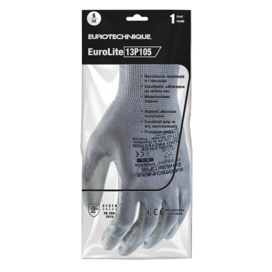 EUROLITE 13P105 SZÜRKE PRECÍZIÓS PES KESZTYŰ PU TENY._11