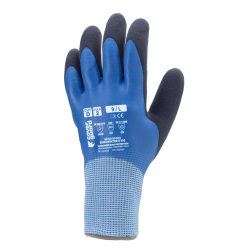 EUROWINTER D100 kék HDPE bélelt téli kesztyű