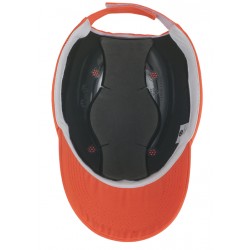 FEJVÉDŐS BASEBALL SAPKA HI-VIZ NARANCS