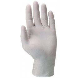 LATEX VIZSGÁLÓKESZTYŰ, PÚDEROZOTT/100 DB L ZÖLD DOBOZ (csgt)