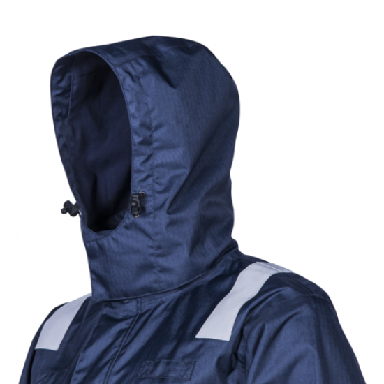 DAGDA SÖTÉTKÉK LÁNGÁLLÓ PU ESŐKABÁT_4XL