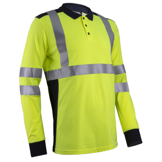 EKHI HOSSZÚ UJJÚ FLUO SÁRGA LÁNGÁLLÓ ÉS ANT. PÓLÓ_3XL