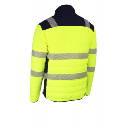 FLAKE FLUO SÁRGA/SÖTÉTKÉK THERMO DZSEKI