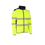 FLAKE FLUO SÁRGA/SÖTÉTKÉK THERMO DZSEKI