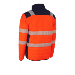FLAKE FLUO NARANCS/SÖTÉTKÉK THERMO DZSEKI