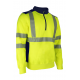 FRISS FLUO SÁRGA/SÖTÉTKÉK PULÓVER_3XL