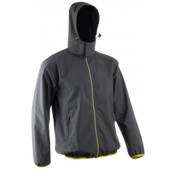 FROGGY SÖTÉTSZÜRKE/LIME SZÍNŰ SOFTSHELL DZSEKI