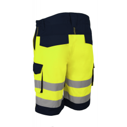 HIBANA FLUO SÁRGA/SÖTÉTKÉK BERMUDA