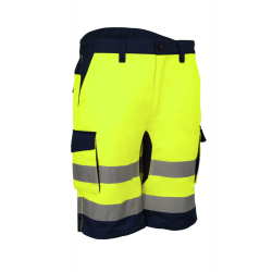 HIBANA FLUO SÁRGA/SÖTÉTKÉK BERMUDA