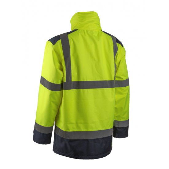 KAZAN KOMBINÁLHATÓ HI-VIZ SÁRGA ESŐKABÁT_4XL