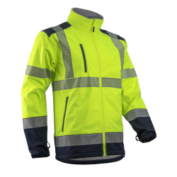 KAZAN KOMBINÁLHATÓ HI-VIZ SÁRGA SOFTSHELL FELSŐ