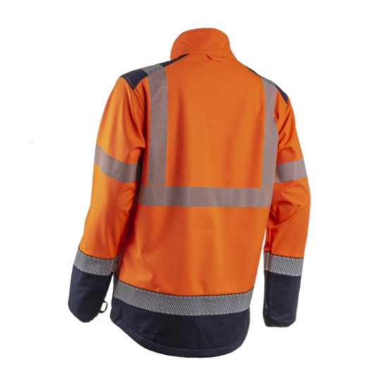 KAZAN KOMBINÁLHATÓ HI-VIZ NARANCS SOFTSHELL FELSŐ_4XL