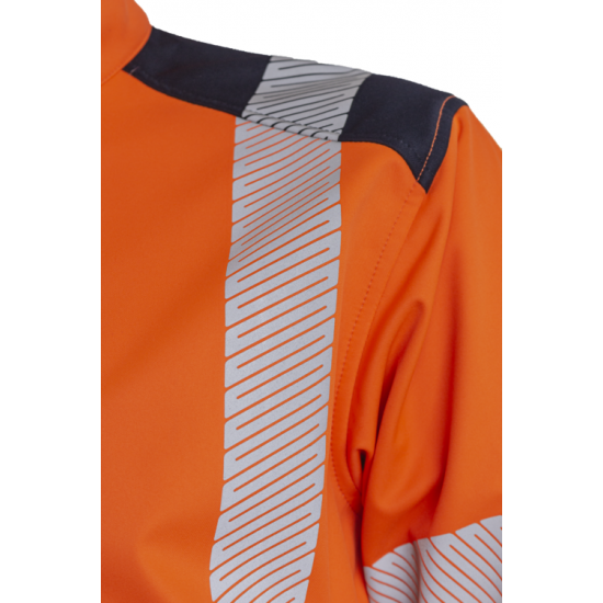 KAZAN KOMBINÁLHATÓ HI-VIZ NARANCS SOFTSHELL FELSŐ_4XL