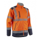 KAZAN KOMBINÁLHATÓ HI-VIZ NARANCS SOFTSHELL FELSŐ_4XL