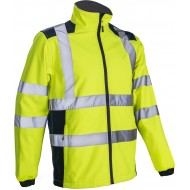 KANPA HI-VIZ SÁRGA SOFTSHELL DZSEKI