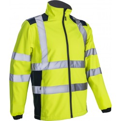 KANPA HI-VIZ SÁRGA SOFTSHELL DZSEKI