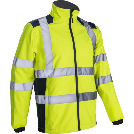 KANPA HI-VIZ SÁRGA SOFTSHELL DZSEKI_4XL