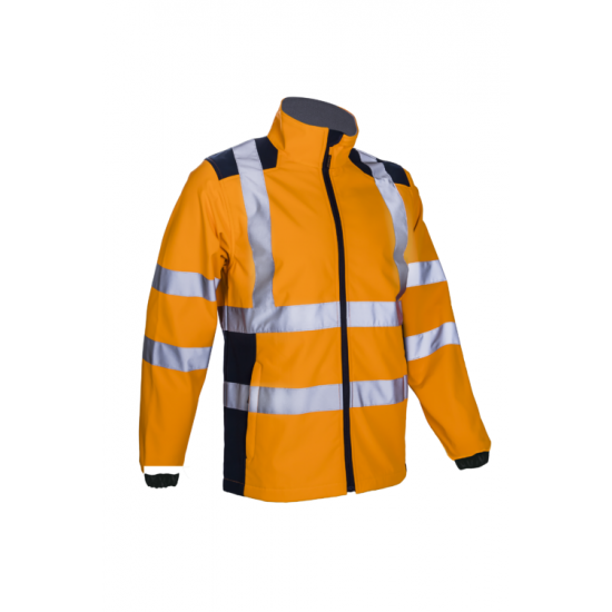 KANPA HI-VÍZ NARANCS SOFTSHELL DZSEKI_4XL