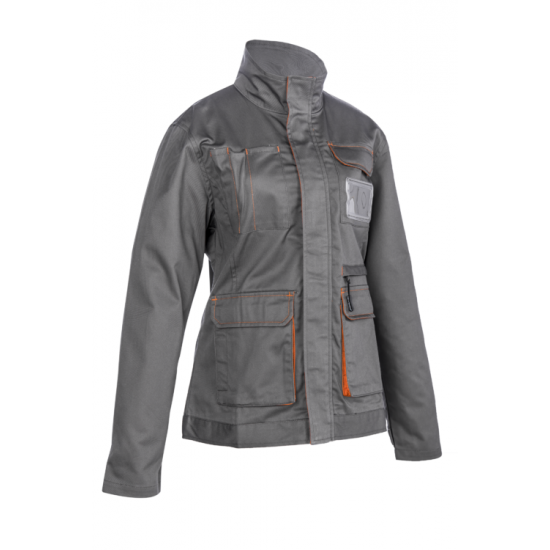 MISTI NŐI MUNKAKABÁT SZÜRKE/NARANCS_2XL MISTI NŐI MUNKAKABÁT SZÜRKE/NARANCS_2XL