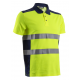 OKI FLUO SÁRGA/SÖTÉTKÉK RÖVID UJJÚ GALLÉROS PÓLÓ_3XL