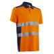 OKI FLUO NARANCS/SÖTÉTKÉK RÖVID UJJÚ GALLÉROS PÓLÓ_3XL