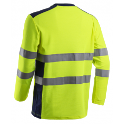 RIKKA HOSSZÚUJJÚ PÓLÓ HI-VIZ SÁRGA ÉS KÉK SZÍNBEN