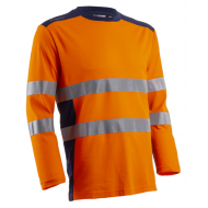 RIKKA HOSSZÚUJJÚ PÓLÓ HI-VIZ NARANCS ÉS KÉK SZÍNBEN