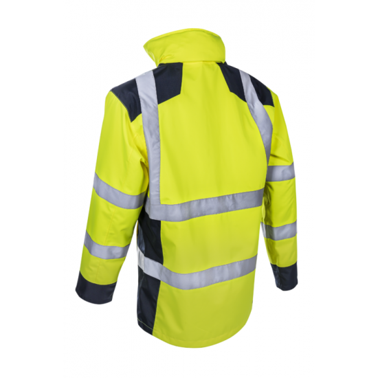 SANGAKU HI-VÍZ SÁRGA RIPSTOP KABÁT_3XL