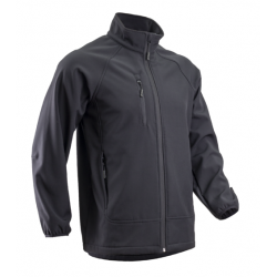 SOBA FEKETE FÉRFI SOFTSHELL KABÁT