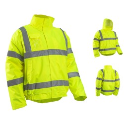SOUKOU FLUO SÁRGA TÉLI DZSEKI