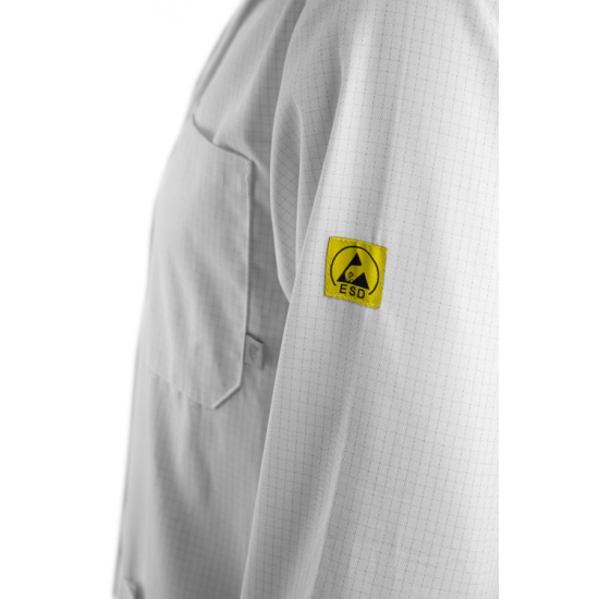 TARANIS FEHÉR ESD KÖPENY_3XL TARANIS FEHÉR ESD KÖPENY_3XL
