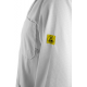 TARANIS FEHÉR ESD KÖPENY_3XL TARANIS FEHÉR ESD KÖPENY_3XL