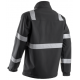 VIGILE FEKETE SOFTSHELL DZSEKI FÉNYV. CSÍKKAL_4XL