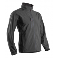 YANG II FEKETE FÉRFI SOFTSHELL FELSŐ, YKK CIPZ