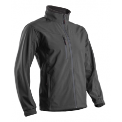 YANG II FEKETE FÉRFI SOFTSHELL FELSŐ, YKK CIPZ