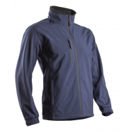 YANG II SÖTÉTKÉK FÉRFI SOFTSHELL FELSŐ, YKK CIPZ