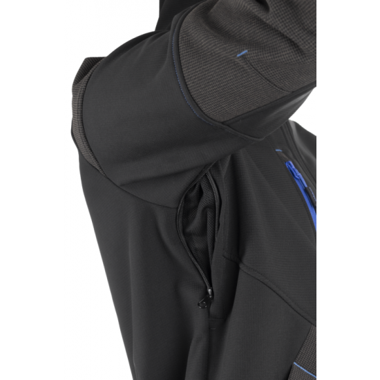 YUKI II SOFTSHELL DZSEKI FEKETE/KÉK SZÍNBEN_3XL YUKI II SOFTSHELL DZSEKI FEKETE/KÉK SZÍNBEN_3XL