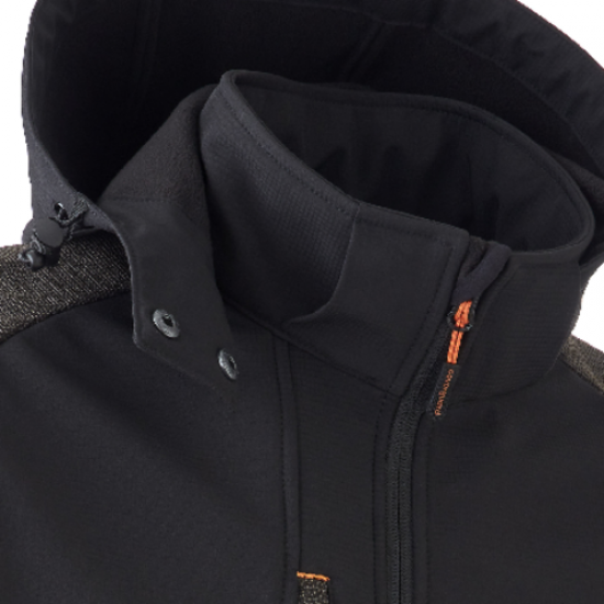 YUKI II SOFTSHELL DZSEKI FEKETE/NARANCS_3XL YUKI II SOFTSHELL DZSEKI FEKETE/NARANCS_3XL