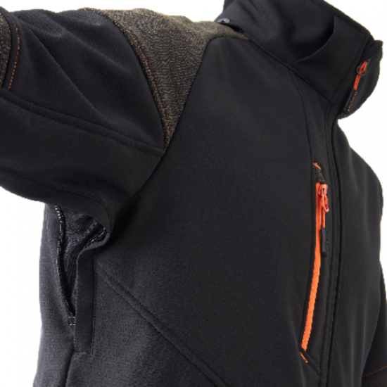 YUKI II SOFTSHELL DZSEKI FEKETE/NARANCS_3XL YUKI II SOFTSHELL DZSEKI FEKETE/NARANCS_3XL