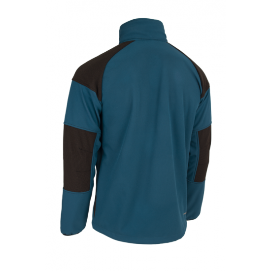 YUKI II SOFTSHELL DZSEKI PETROLKÉK_3XL