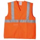 ECO hi-viz narancs mellény, vállpánttal, XL, 2. osztály